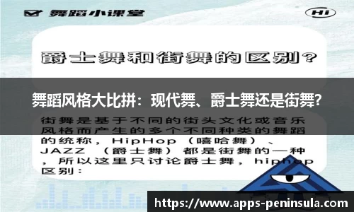 舞蹈风格大比拼：现代舞、爵士舞还是街舞？